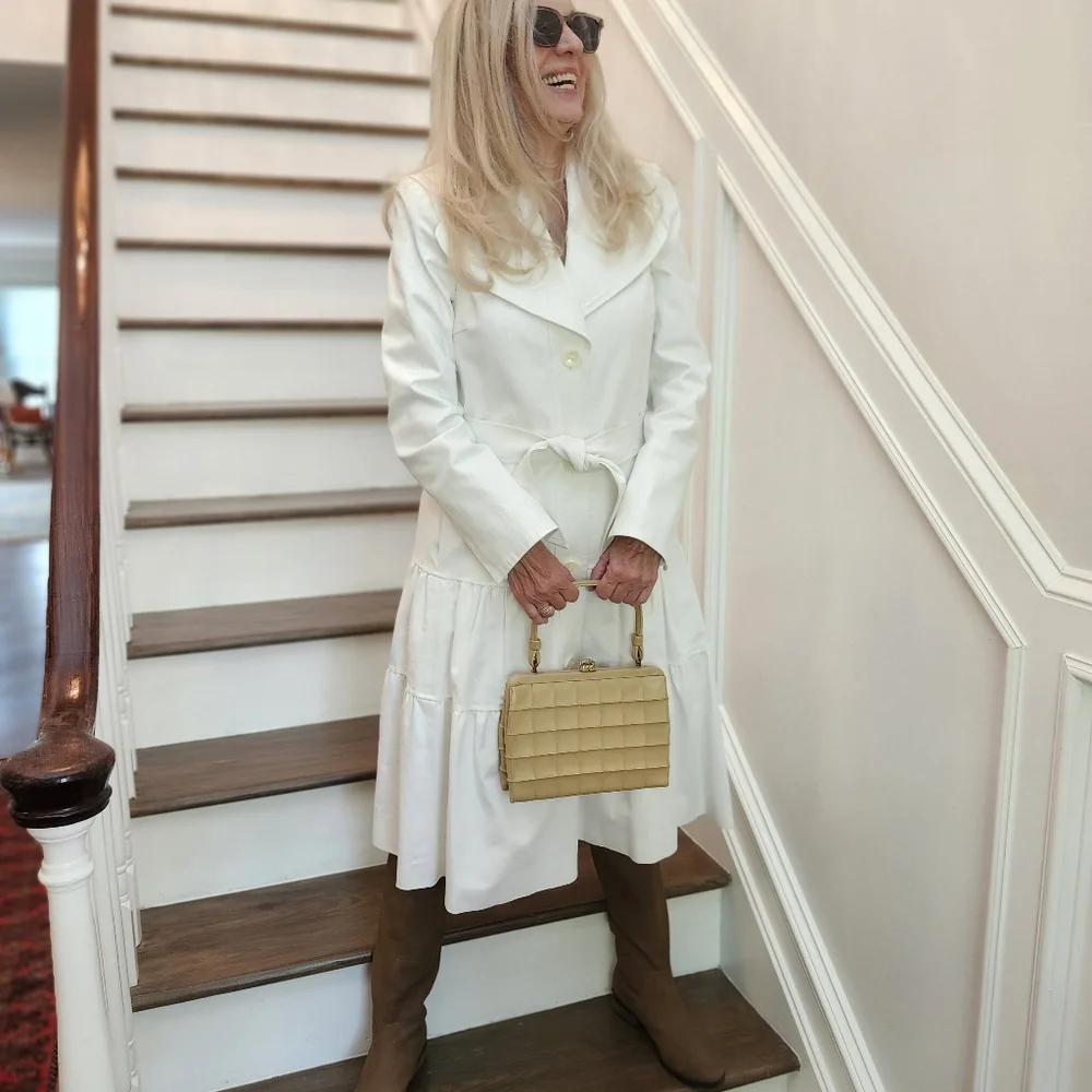 Vintage Verdi USA Ex Cond Kelly Style Tan Handbag, $64